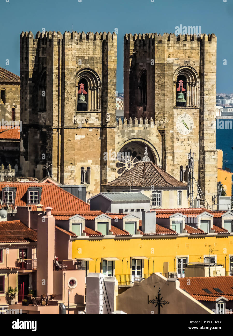 Lissabon. Kathedrale Zé Stockfoto