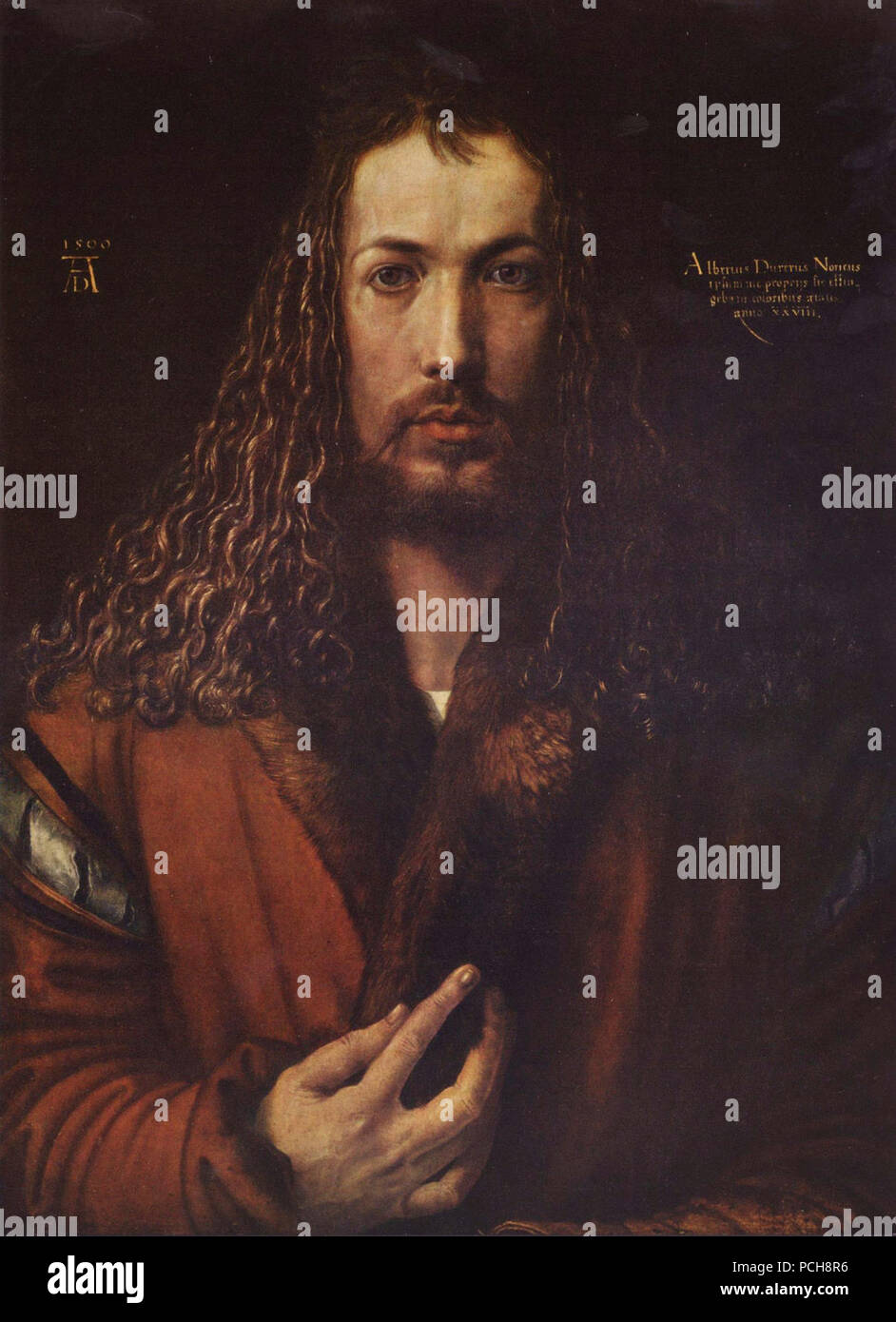 Dürer Selbstbildnis Im Pelzrock Albrecht Dürer - Selbstbildnis im Pelzrock - Alte Pinakothek