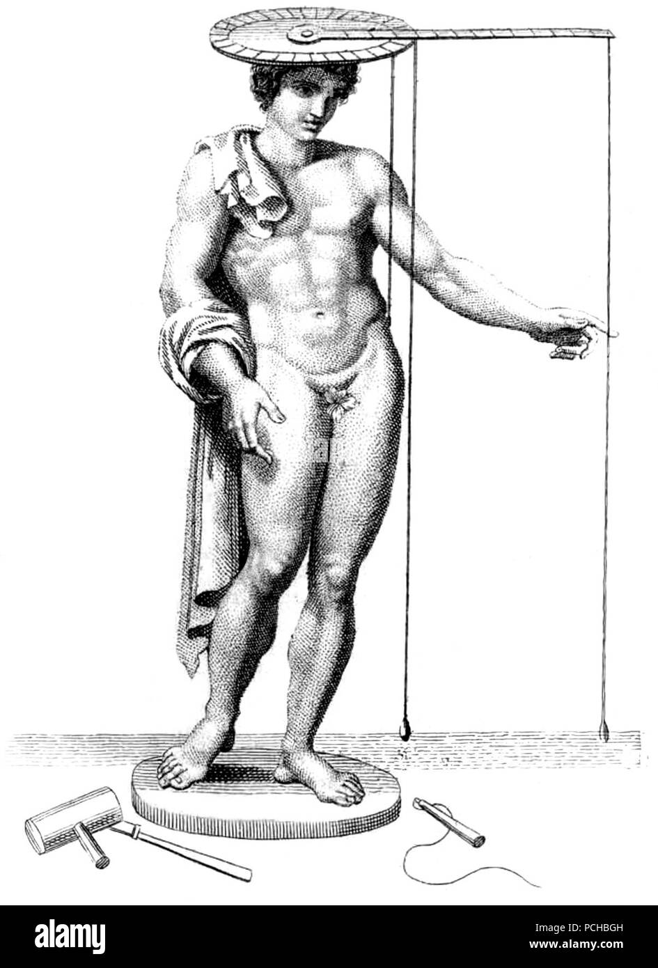 Alberti - Della Pittura e della Statua, Milano, 1804 (Seite 155). Stockfoto