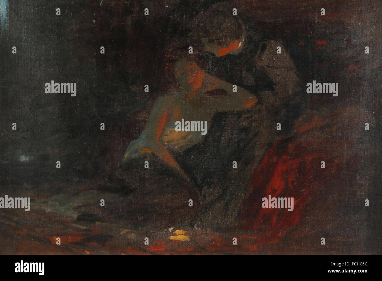 Albert Ritzberger Liebespaar. Stockfoto