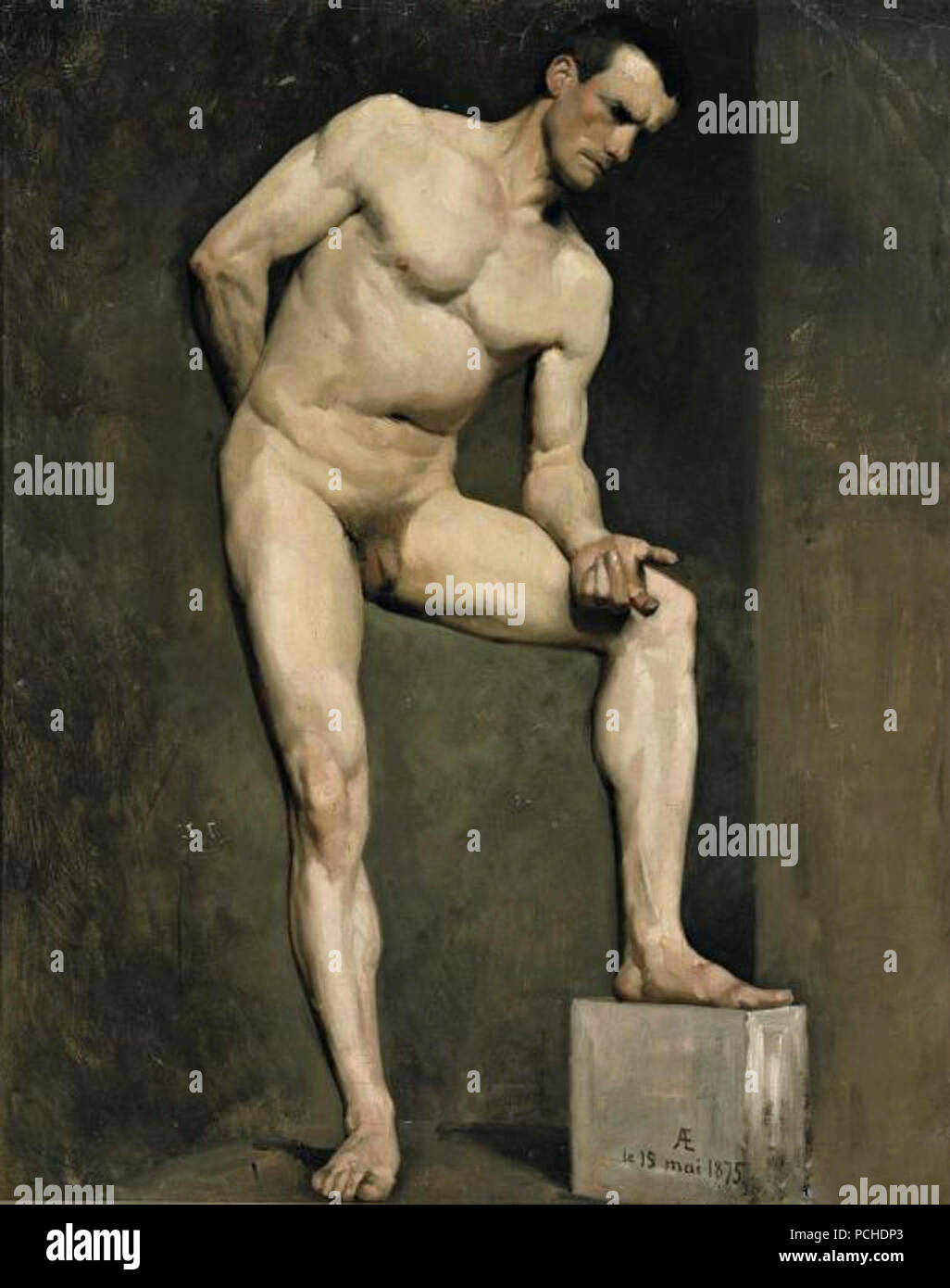 Albert Edelfelt 1875. Stockfoto