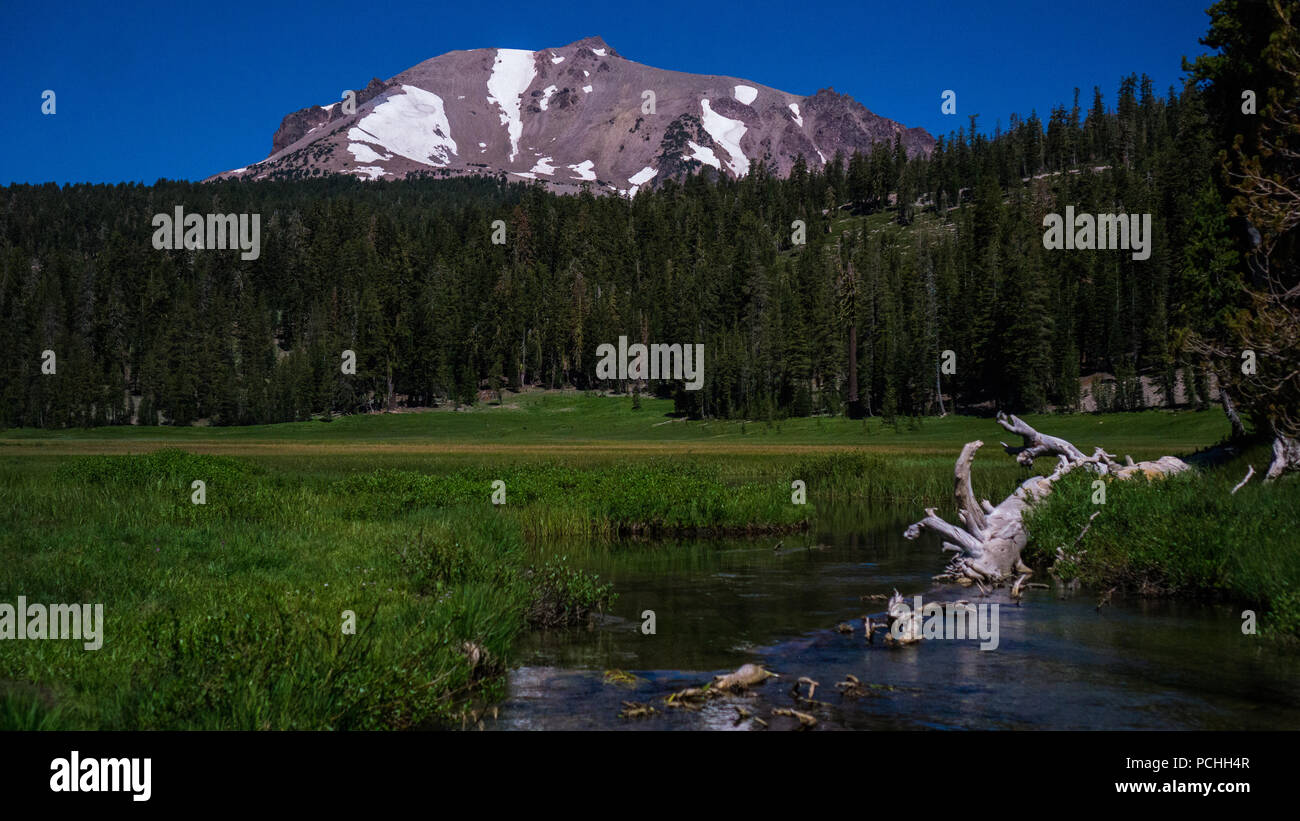 Mt Lassen Volcanic Park, CA Stockfoto