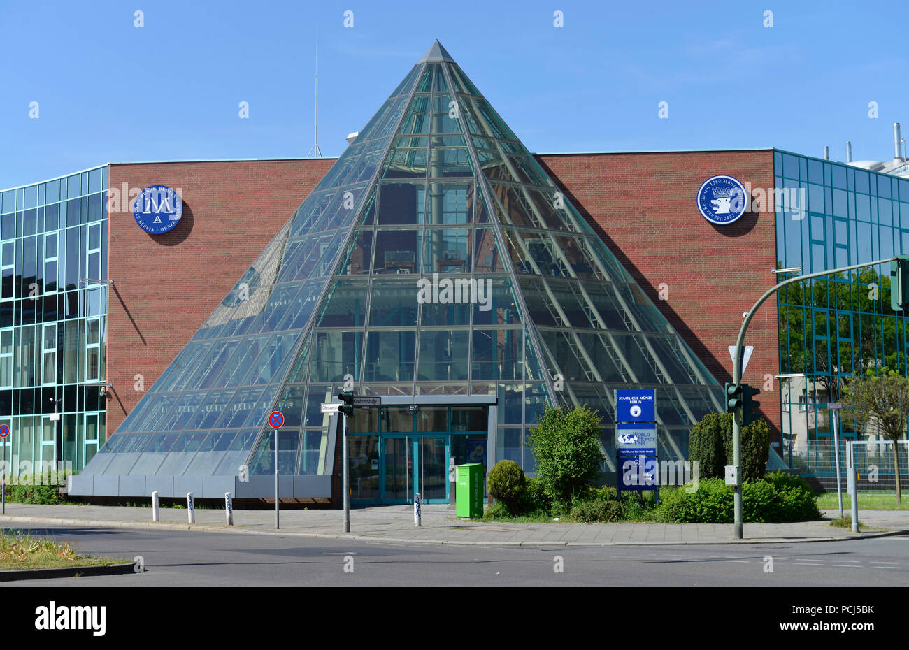 Staatliche Muenze Berlin Ollenhauerstrasse, Reinickendorf, Berlin, Deutschland Stockfoto