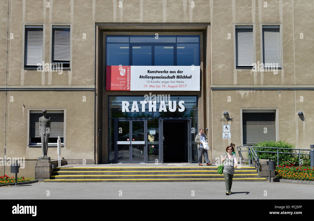 Rathaus, Eichborndamm, Reinickendorf, Berlin, Deutschland Stockfoto