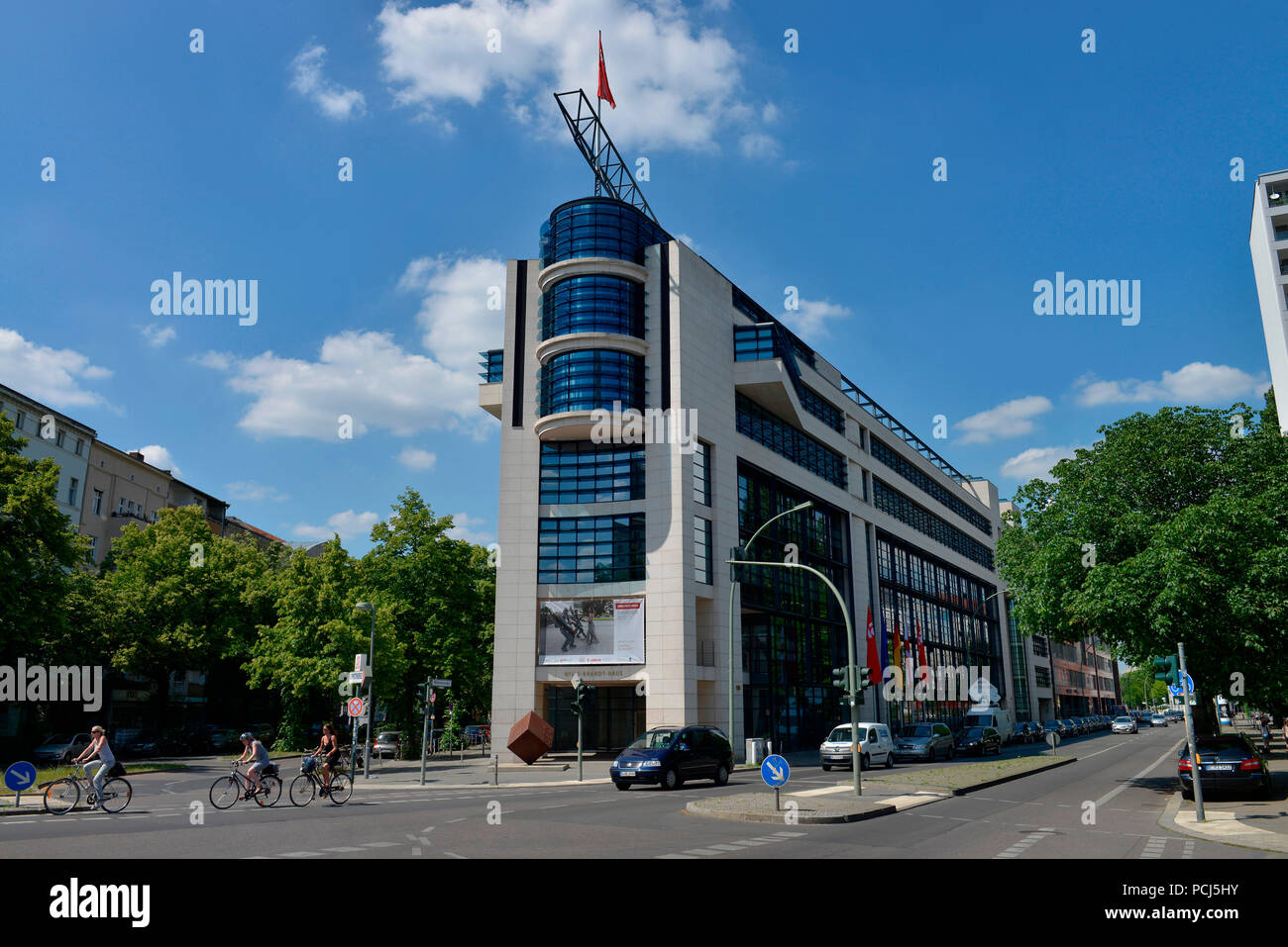 Willy-Brandt-Haus, Wilhelmstraße, Kreuzberg, Berlin, Deutschland Stockfoto