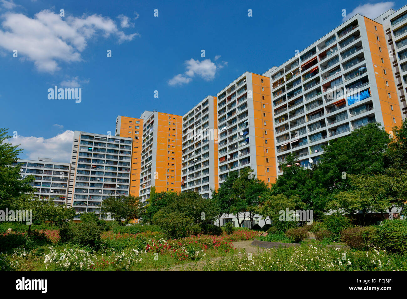 Wohnhaus, Lindenstraße, Kreuzberg, Berlin, Deutschland Stockfoto