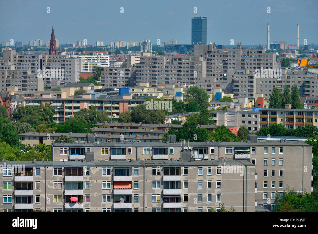 Siedlung Wassertorplatz, Kreuzberg, Berlin, Deutschland Stockfoto