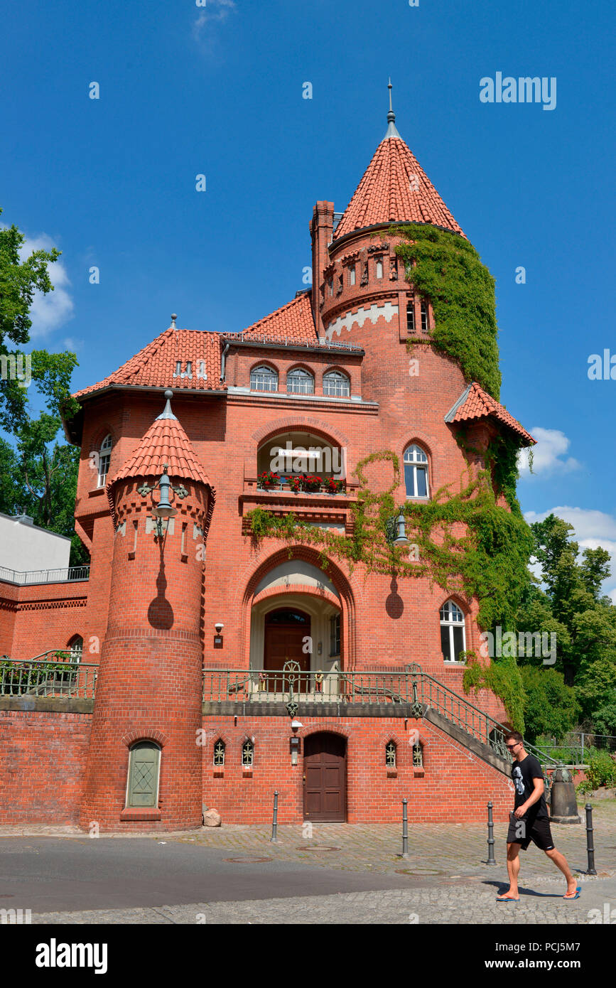 Sixtus-Villa, Viktoria-Quartier, Methfesselstrasse, Kreuzberg, Berlin, Deutschland Stockfoto