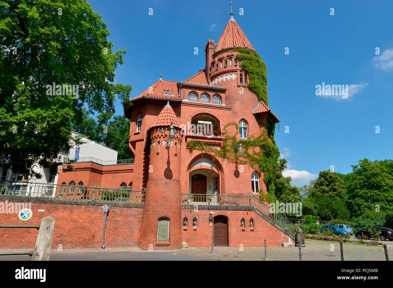 Sixtus-Villa, Viktoria-Quartier, Methfesselstrasse, Kreuzberg, Berlin, Deutschland Stockfoto