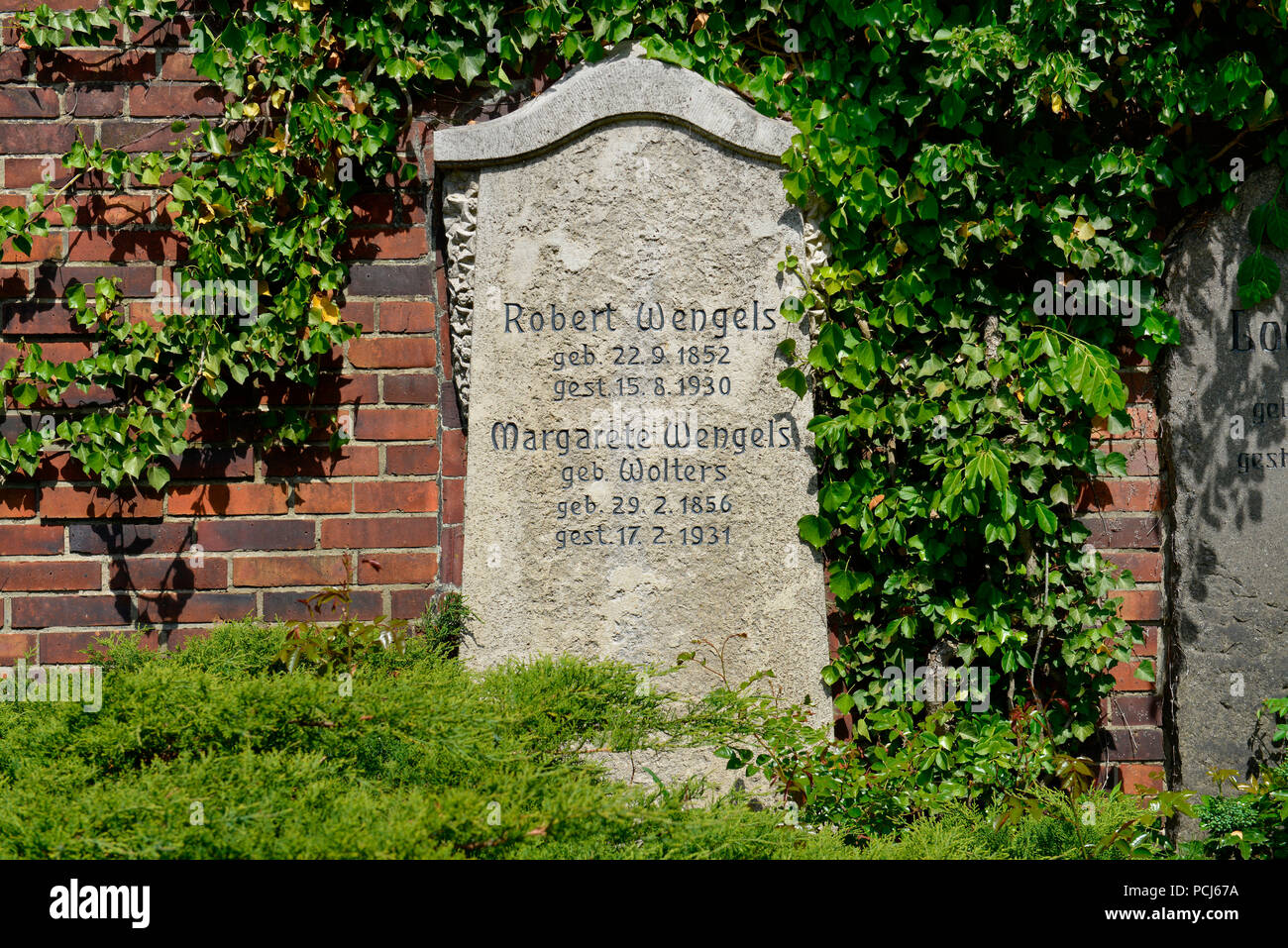 Greifer, Robert Wengels, Gedenkstaette der Sozialisten, Zentralfriedhof Friedrichsfelde, Gudrunstraße, Lichtenberg, Berlin, Deutschland Stockfoto