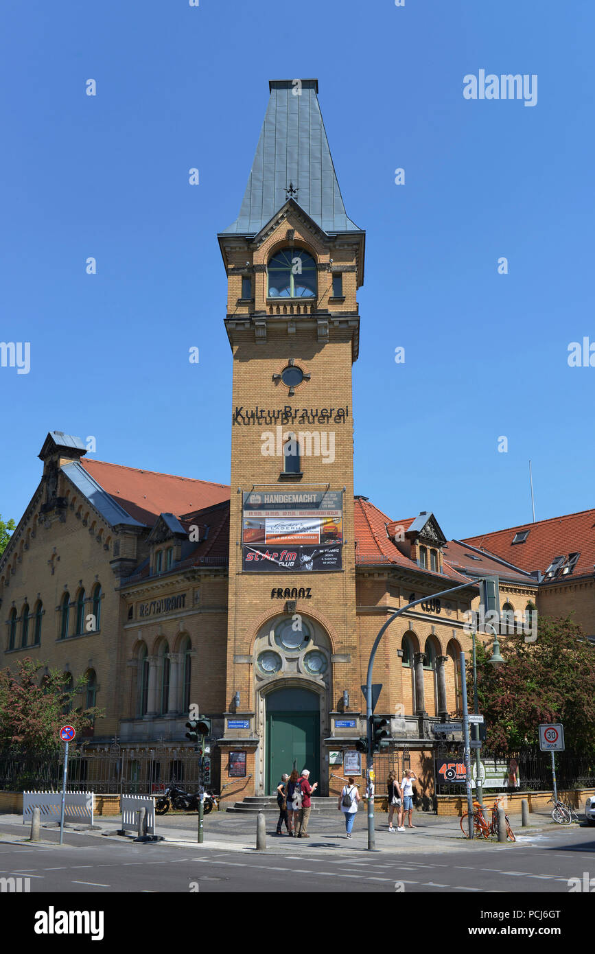 Kulturbrauerei, Schönhauser Allee, Prenzlauer Berg, Pankow, Berlin, Deutschland, Sch÷nhauser Allee Stockfoto