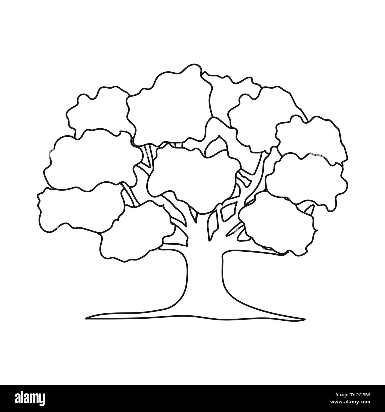 Antike Kunst Hintergrund Niederlassung Cartoon Laubbaume Design Zeichnen Eco Okologie Umwelt Wald Grafik Gras Grau Icon Illustration Isoliert Blatt Logo Naturliche Natur Eiche Alt Skizzieren Malen Werken Jahreszeit