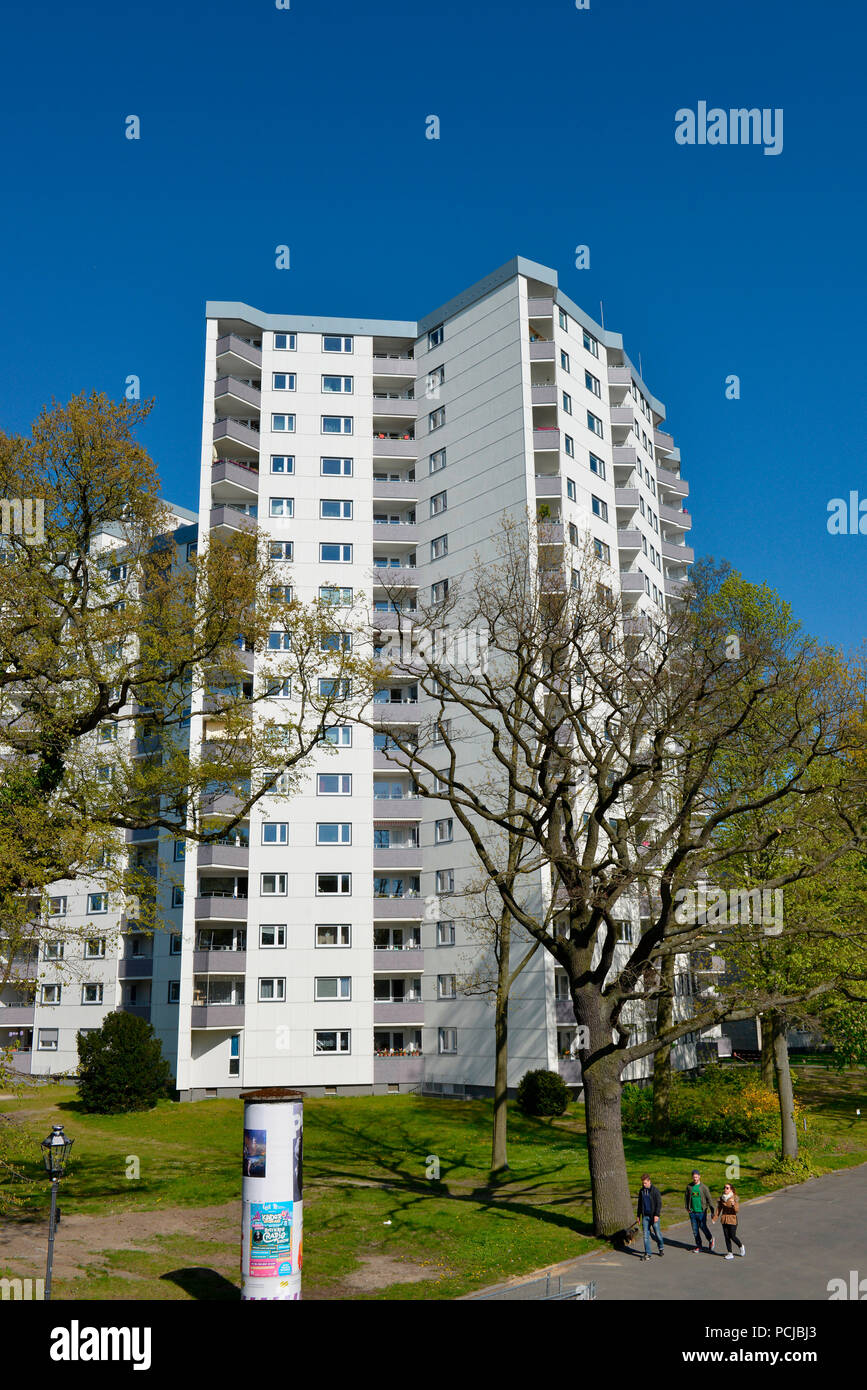 Wohnhaus, Greenwichpromenade, Tegeler See, Tegel, Reinickendorf, Berlin, Deutschland Stockfoto