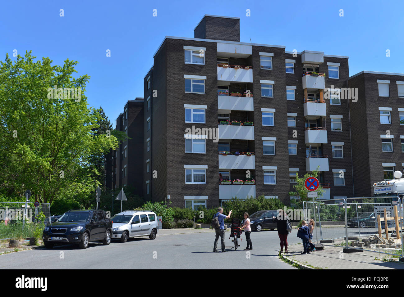 Avenue Charles de Gaulle, Cite Foch, Wittenau, Reinickendorf, Berlin, Deutschland Stockfoto