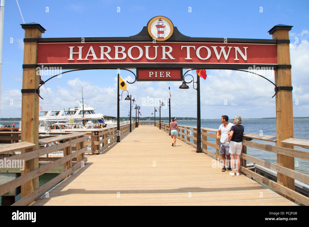 Harbour Town Hilton Head Island South Carolina Stockfoto