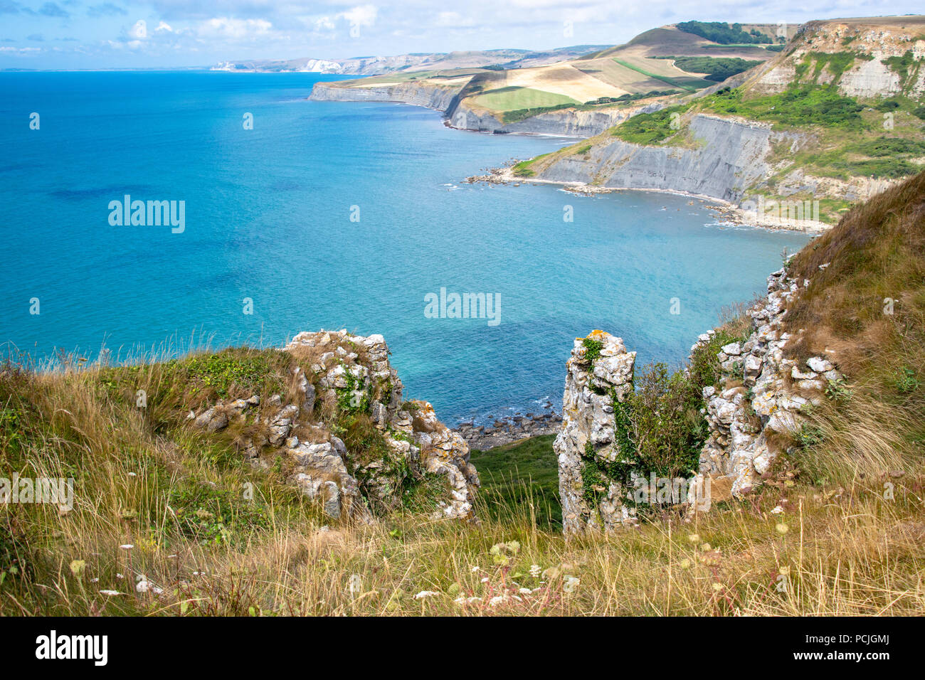 Auf Chapman's Pool, Dorset, Großbritannien Stockfoto
