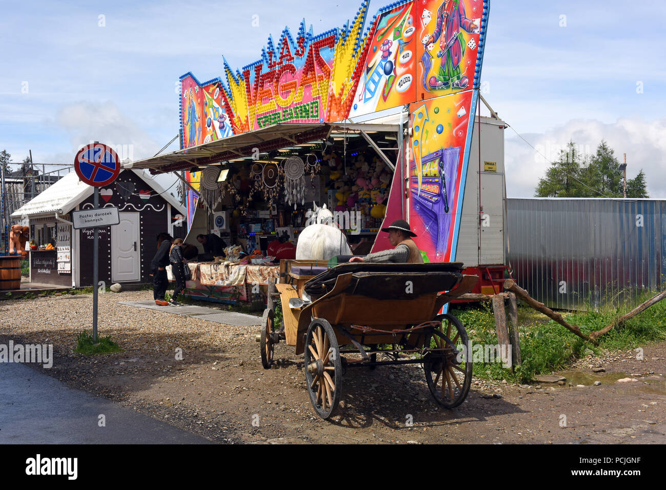 Gubalowka Park Zakopane Polen Stockfoto