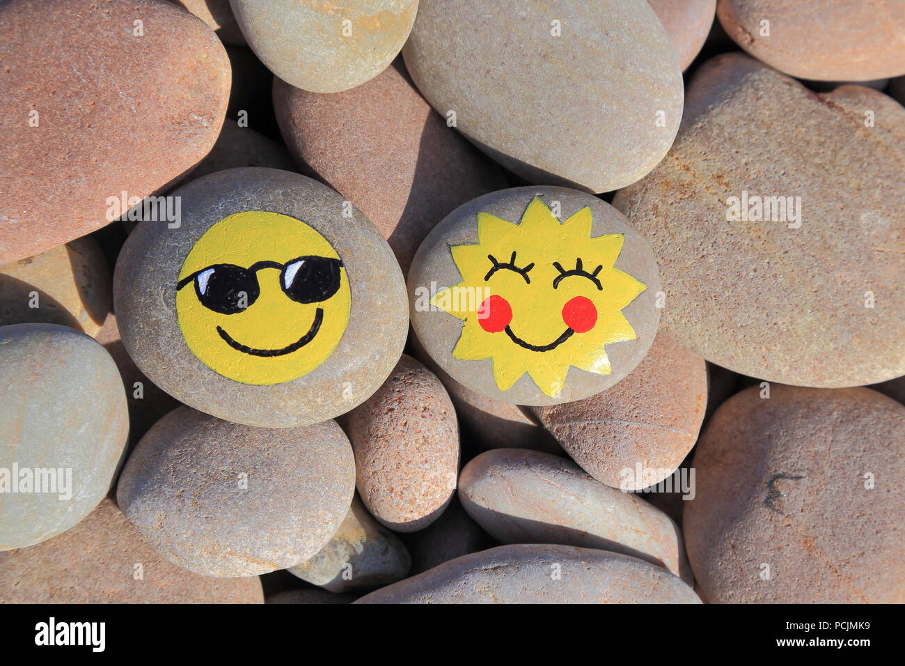 Steine Bemalen Smiley