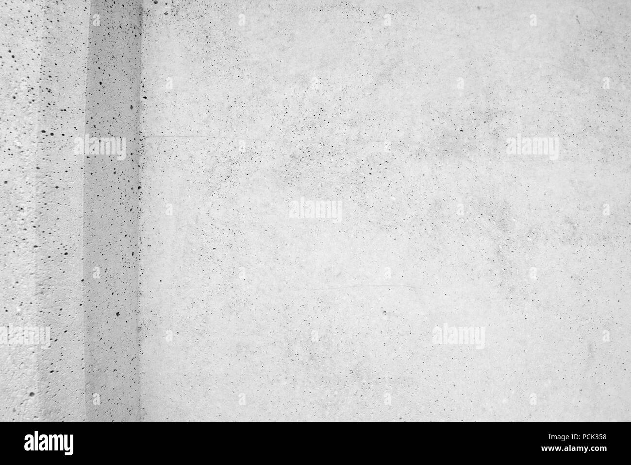 Textur aus weißem Zement Wandfläche, grunge Herkunft als Kopie Raum Stockfoto