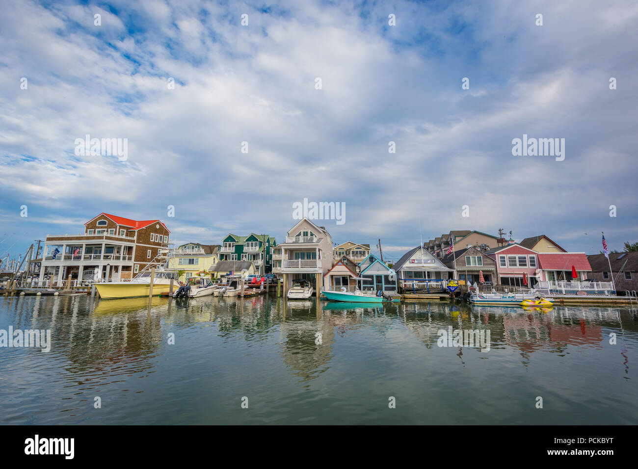Cape May Hafen, in Cape May, New Jersey. Stockfoto