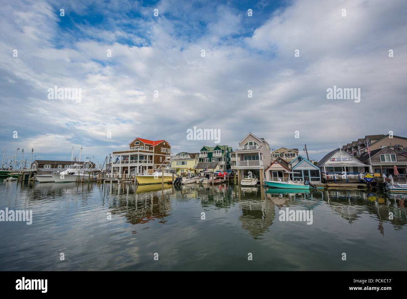 Cape May Hafen, in Cape May, New Jersey. Stockfoto