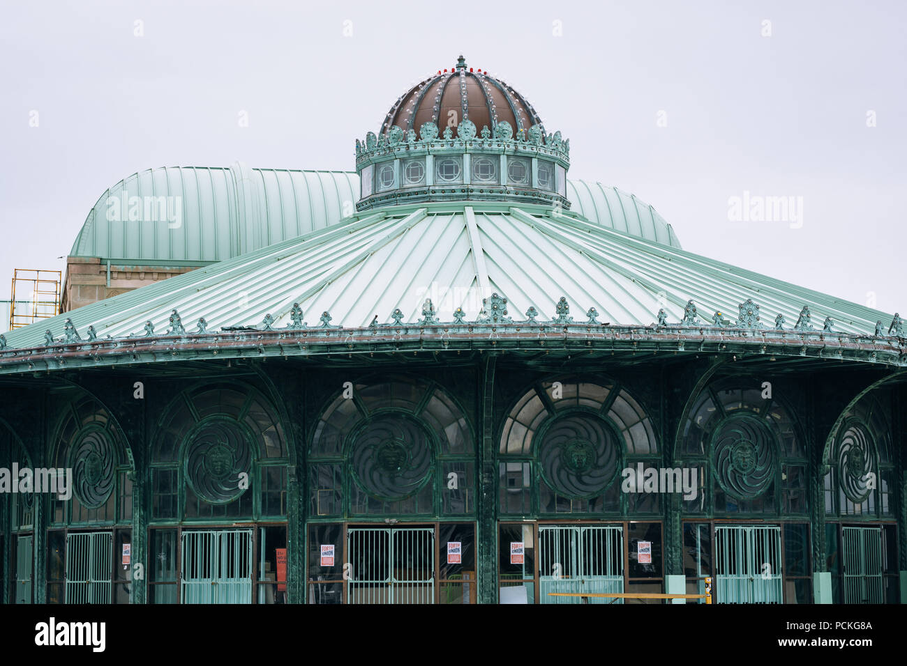 Das historische Karussell Haus in Asbury Park, New Jersey. Stockfoto