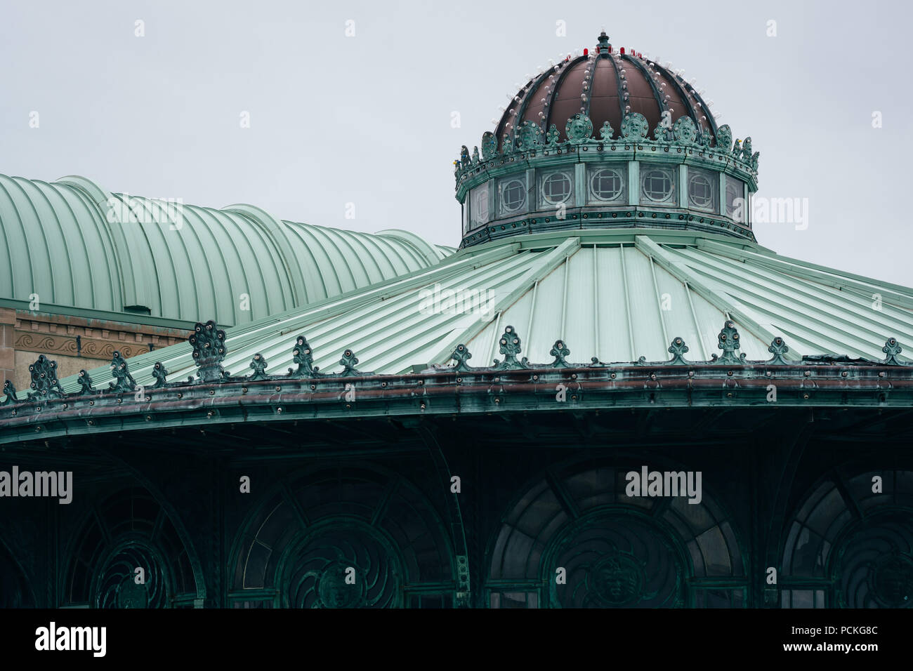 Das historische Karussell Haus in Asbury Park, New Jersey. Stockfoto