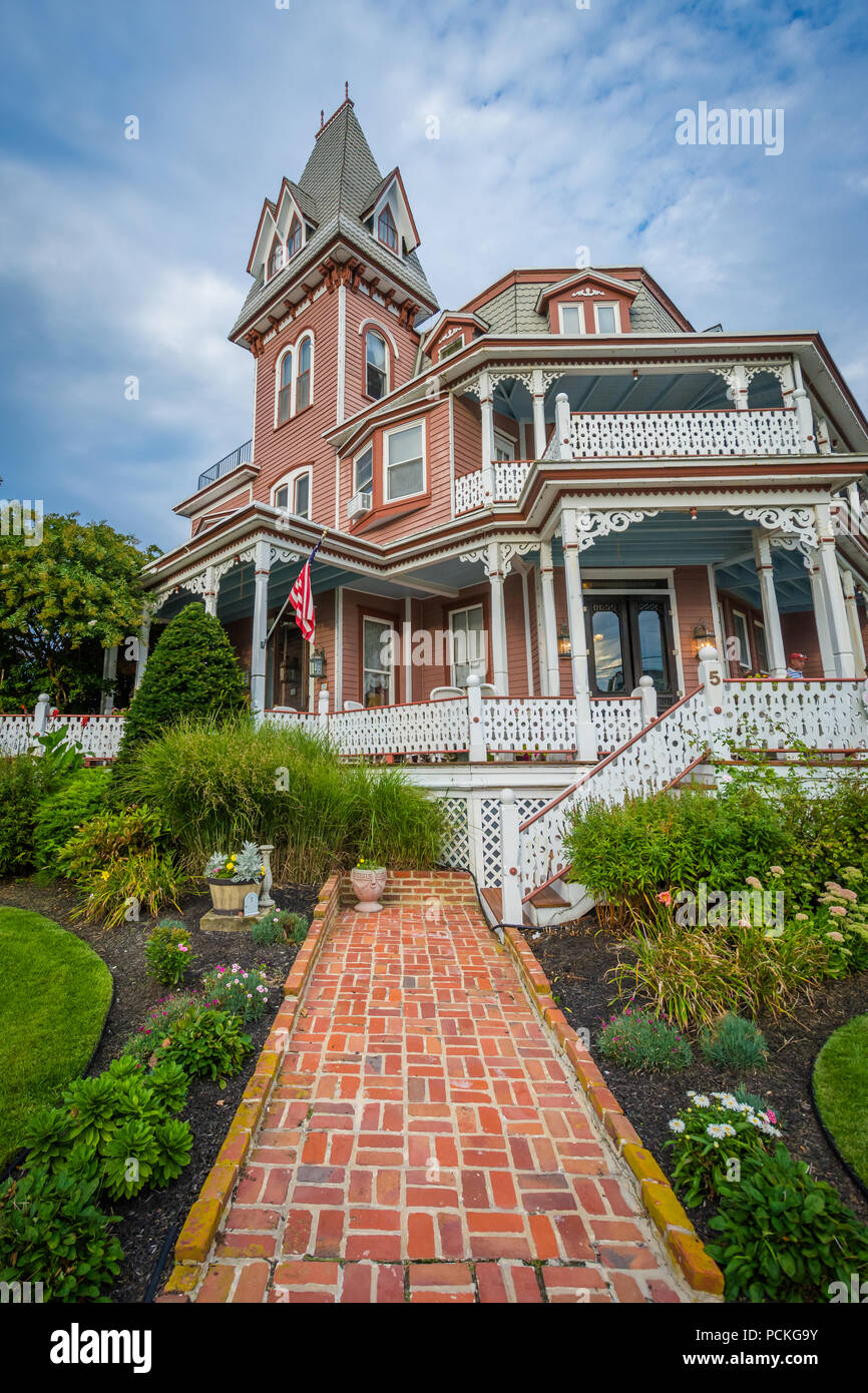 Viktorianisches Herrenhaus in Cape May, New Jersey Stockfoto