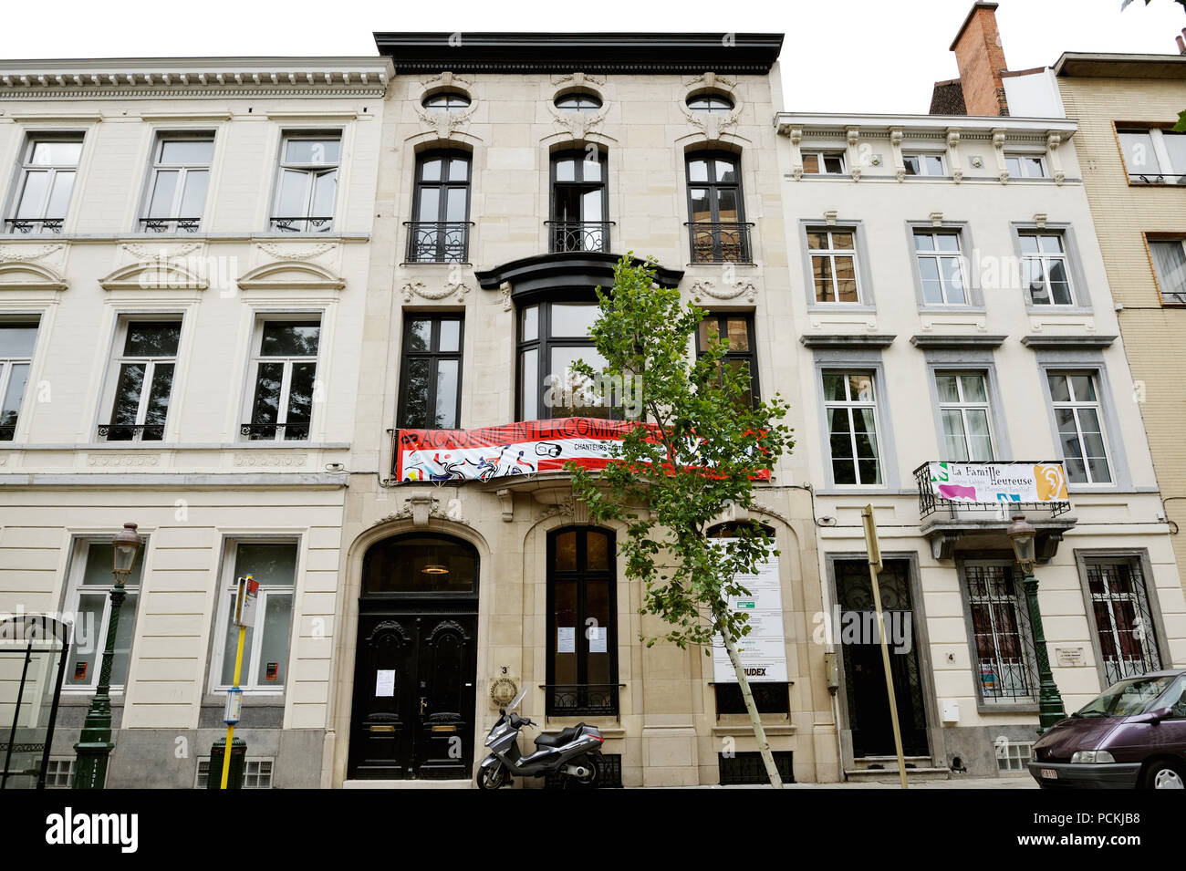 Die Musikakademie in Sint-Joost-Ten-Node, Brüssel (Belgien, 26/08/2008) Stockfoto