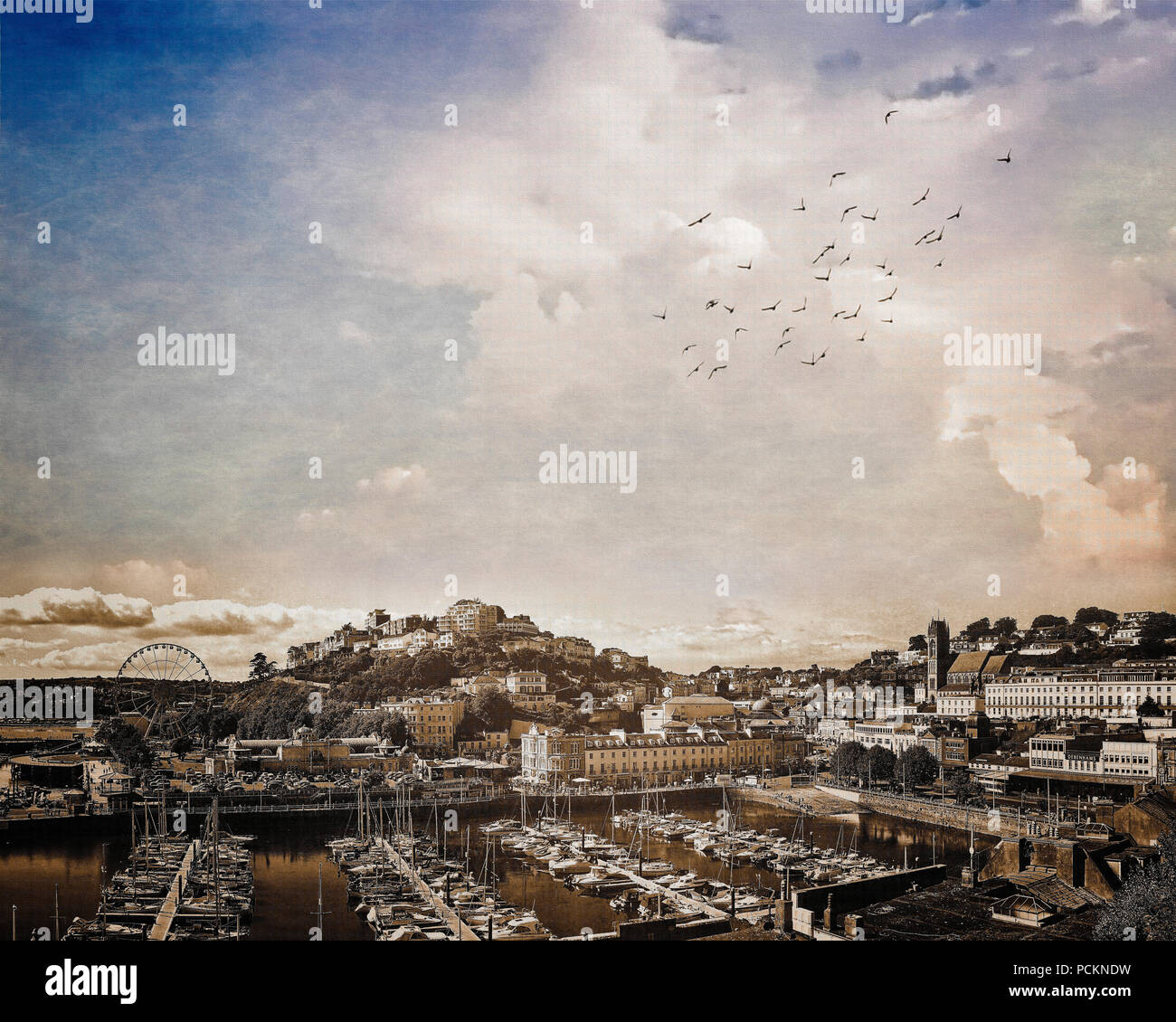 Bildende Kunst: Torquay 2018 AD Stockfoto