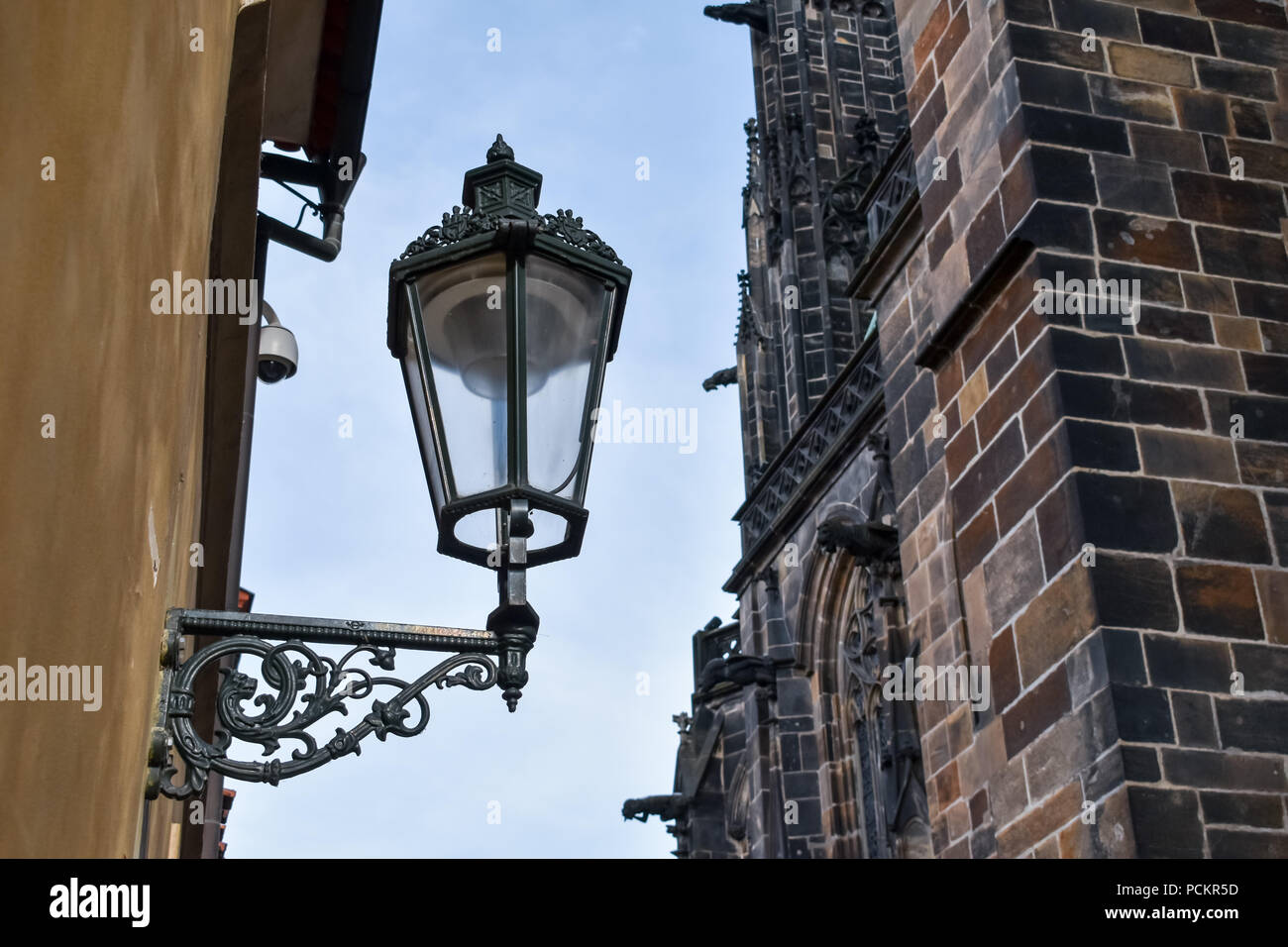 Retro Straße Licht Stockfoto