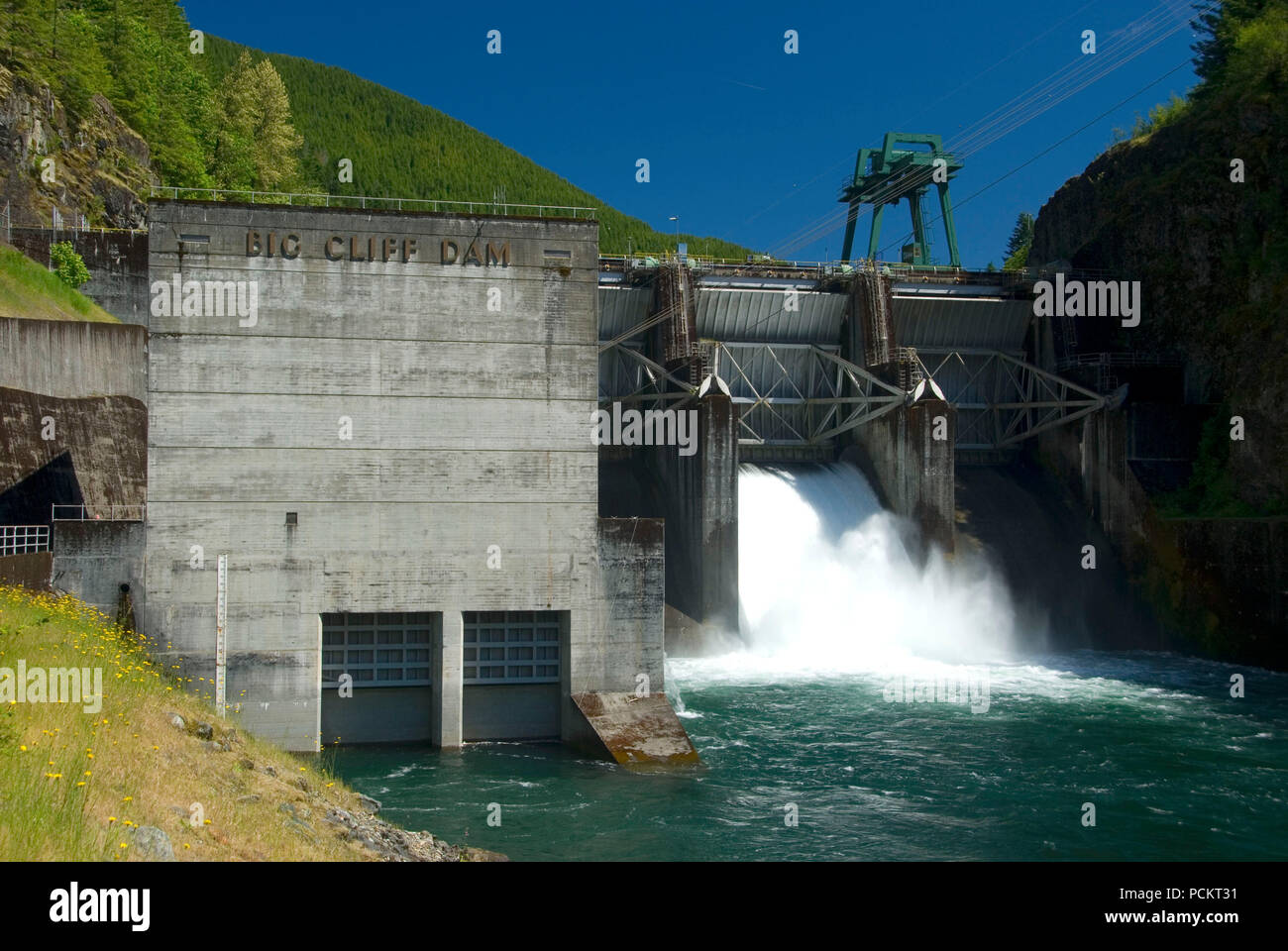 Big Cliff Dam, Marion County, Oregon Stockfoto