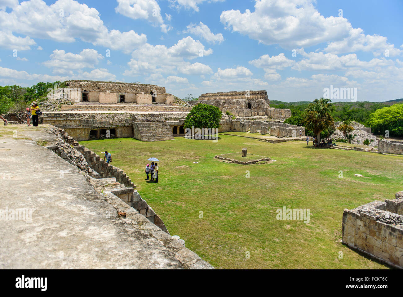 Die Ruinen von Kabah, Halbinsel Yucatan, Mexiko Stockfoto