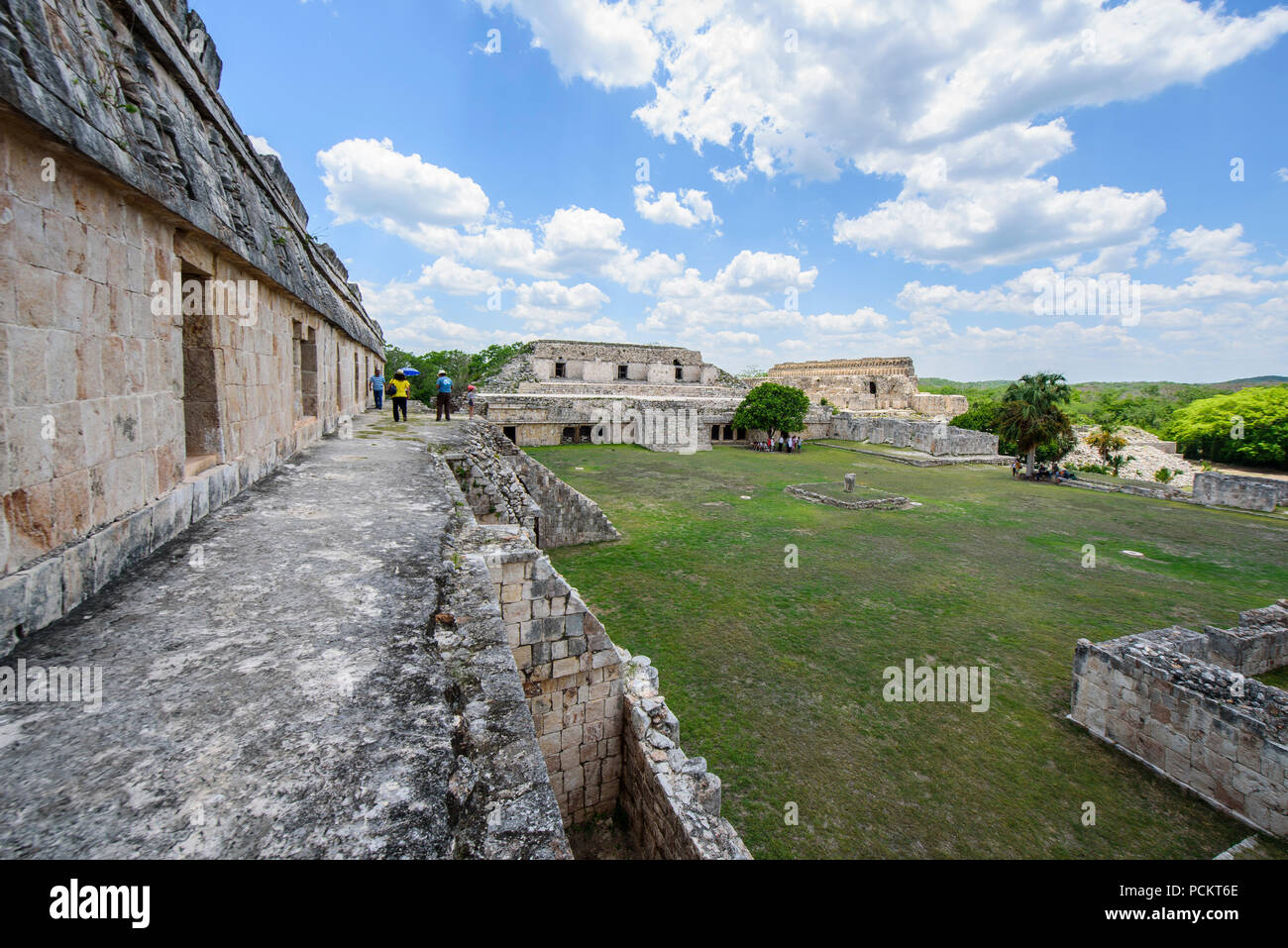 Die Ruinen von Kabah, Halbinsel Yucatan, Mexiko Stockfoto