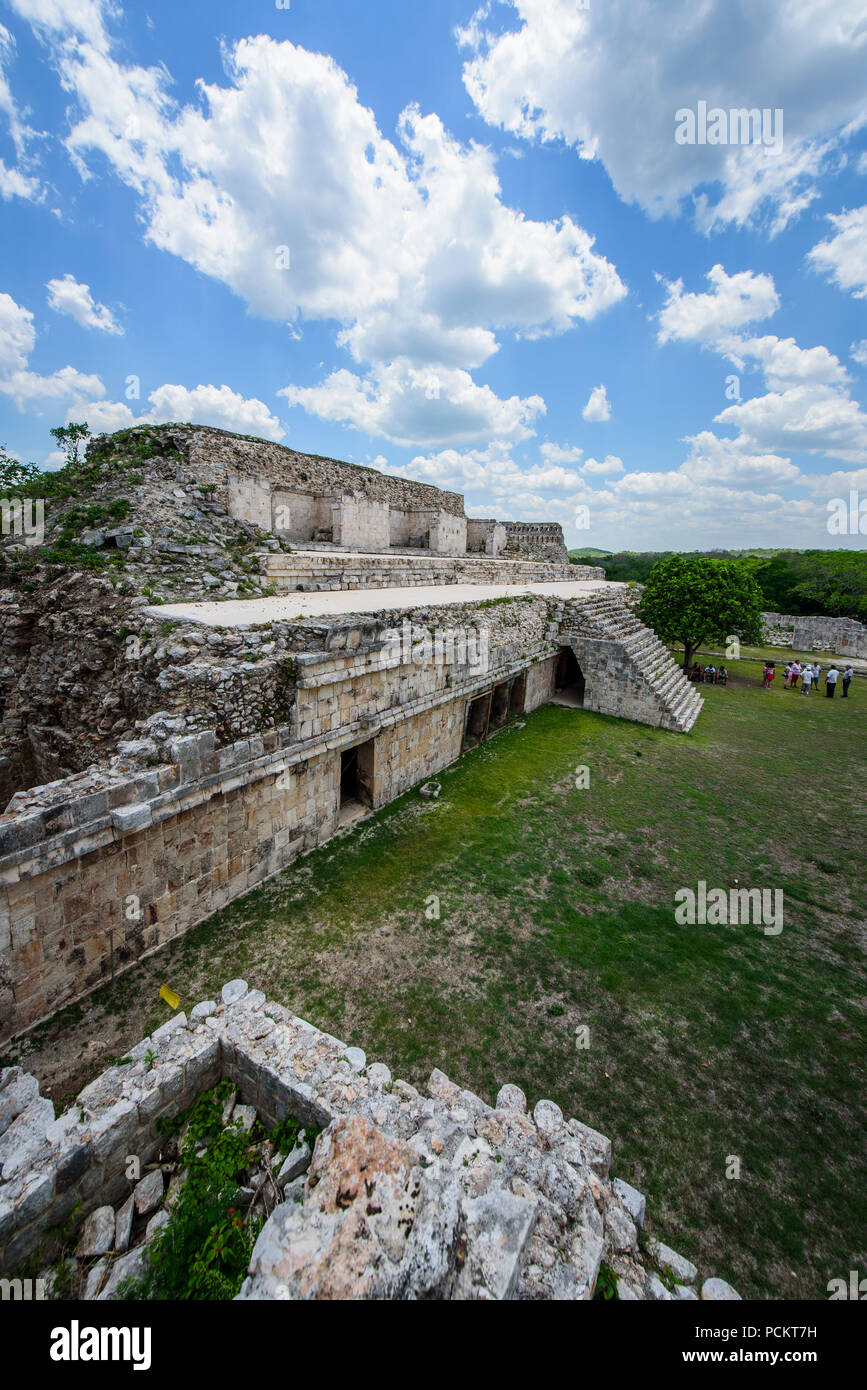 Die Ruinen von Kabah, Halbinsel Yucatan, Mexiko Stockfoto