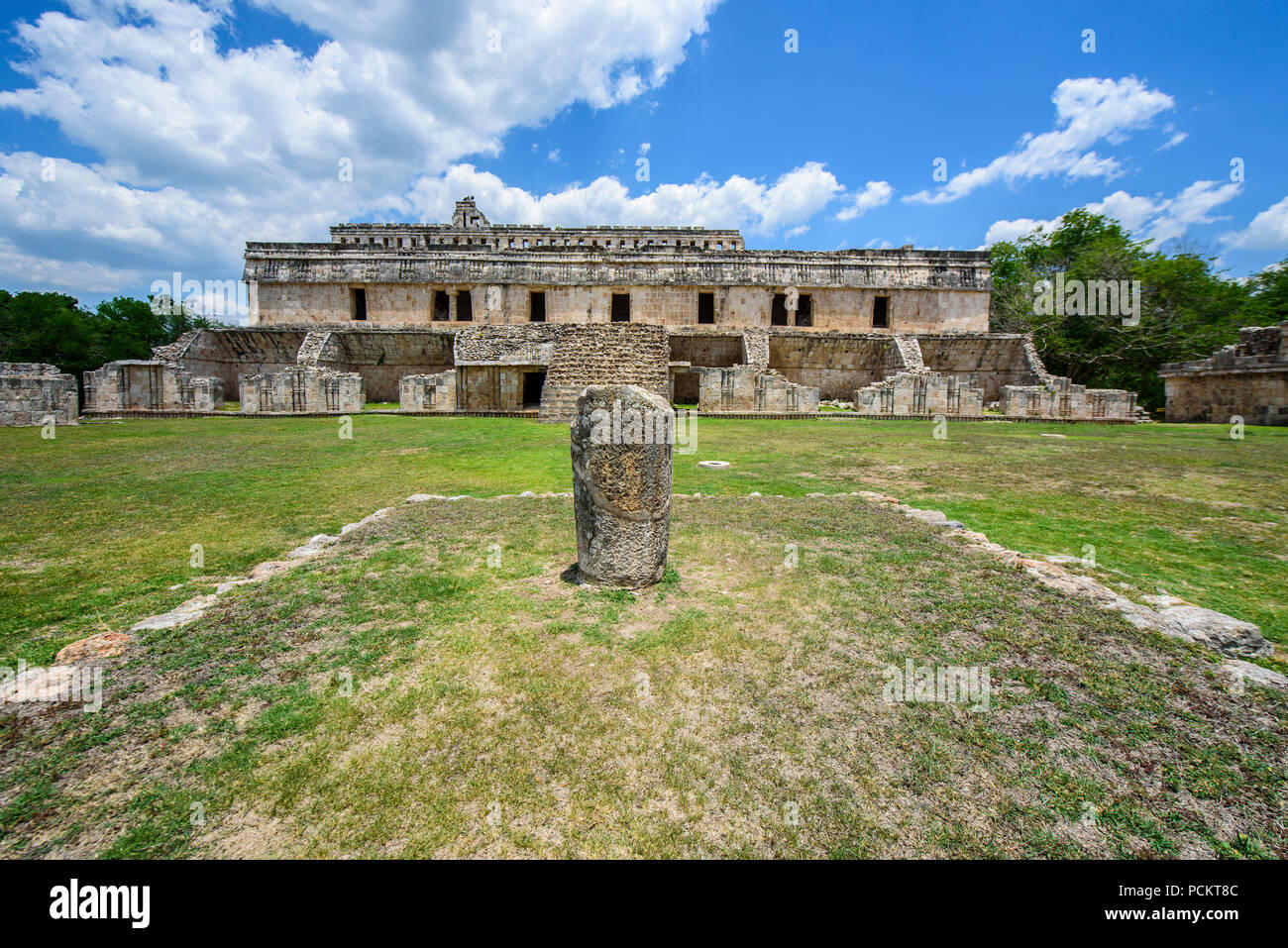 Die Ruinen von Kabah, Halbinsel Yucatan, Mexiko Stockfoto