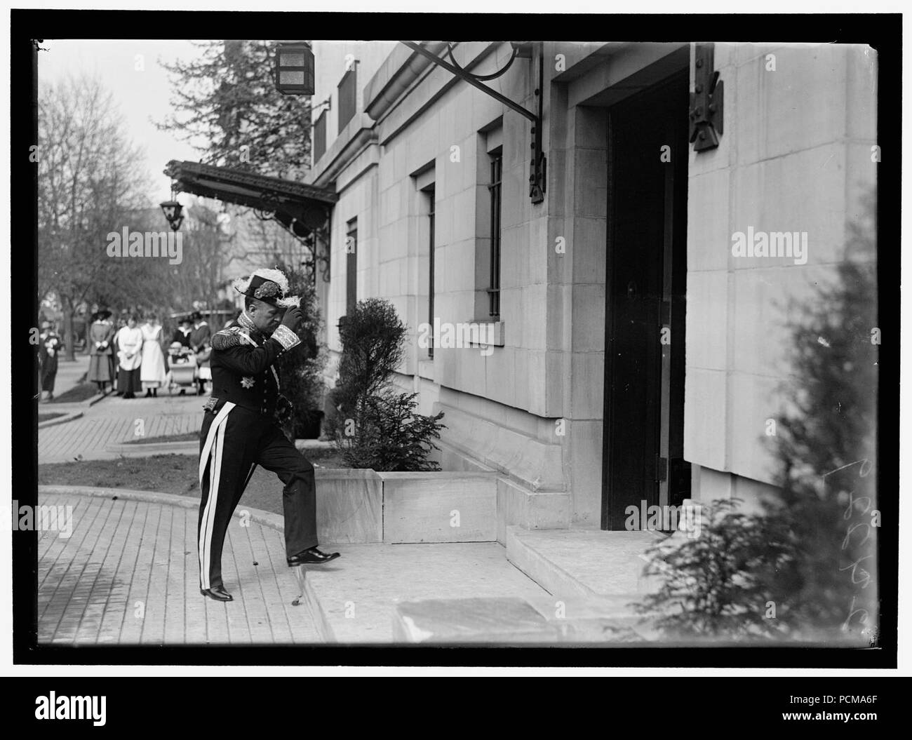 ALDUNATE, SANTIAGO. Botschafter aus Chile. Beerdigung Stockfoto