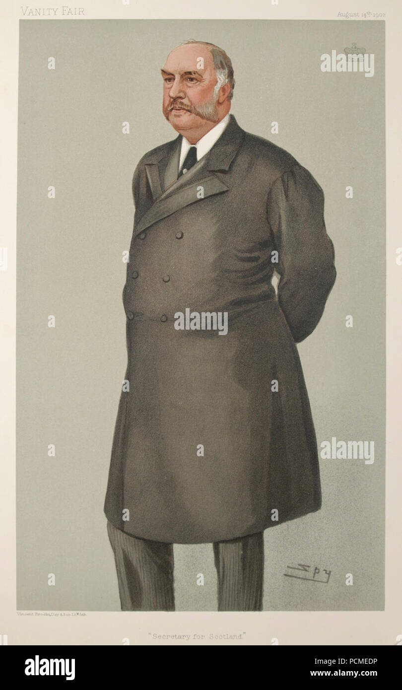 Alexander Hugh Bruce, Vanity Fair, 1902-08-14. Stockfoto