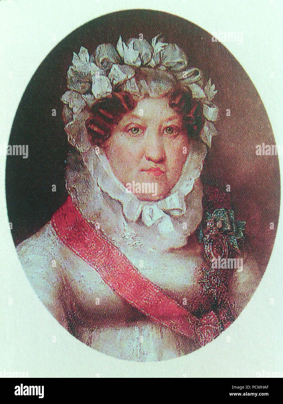 Alexandra Nikolajewna Volkonskaya. Stockfoto