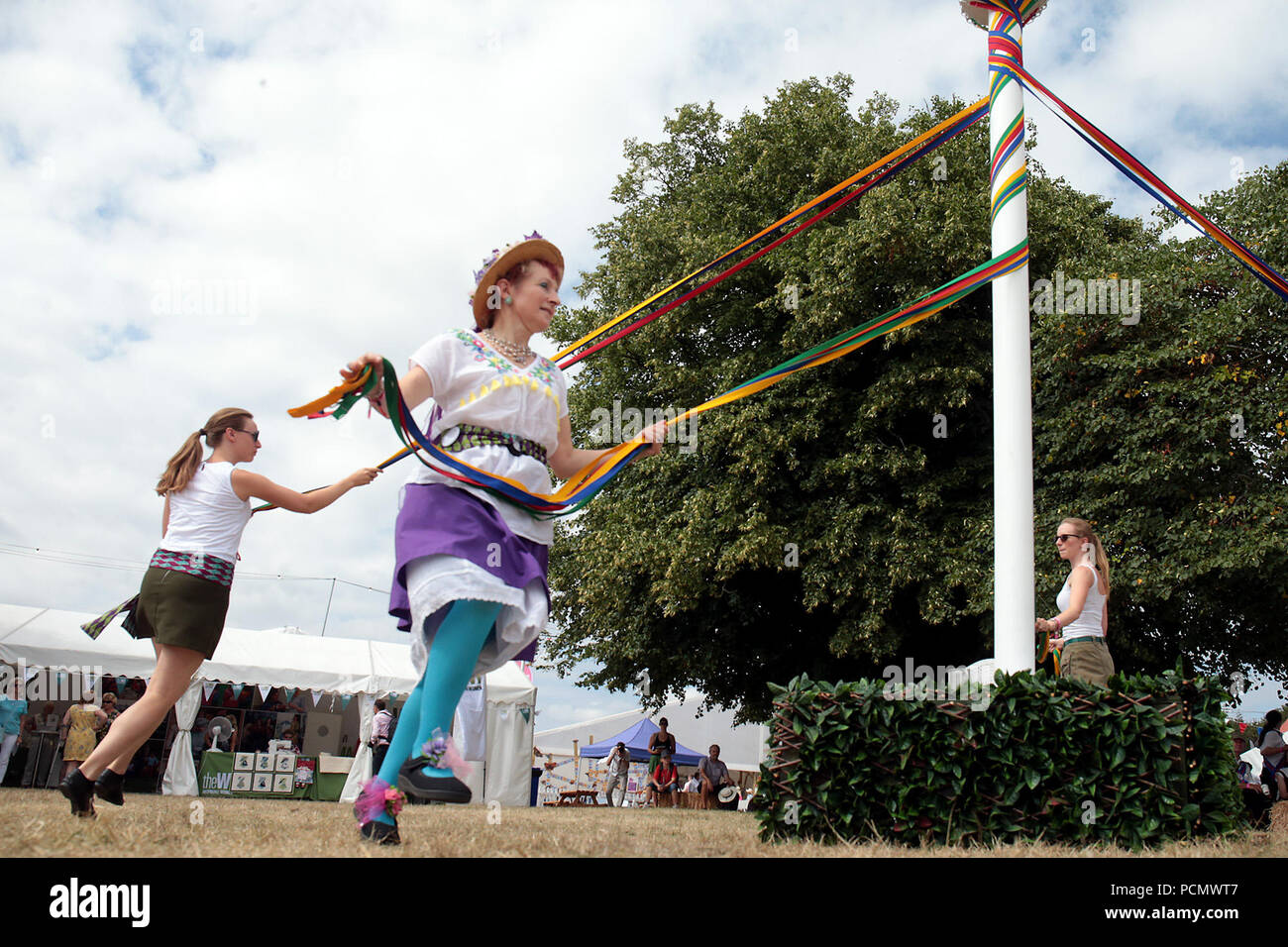 Blenheim Palace, UK. 3. August 2018. Angela Williams der Mai Team aus St. Albans, am zweiten Tag der Countryfile Leben, wird für vier Tage im Blenheim Palace Bild: Ric Mellis 3/8/2018 Credit: Ric Mellis/Alamy leben Nachrichten Stockfoto