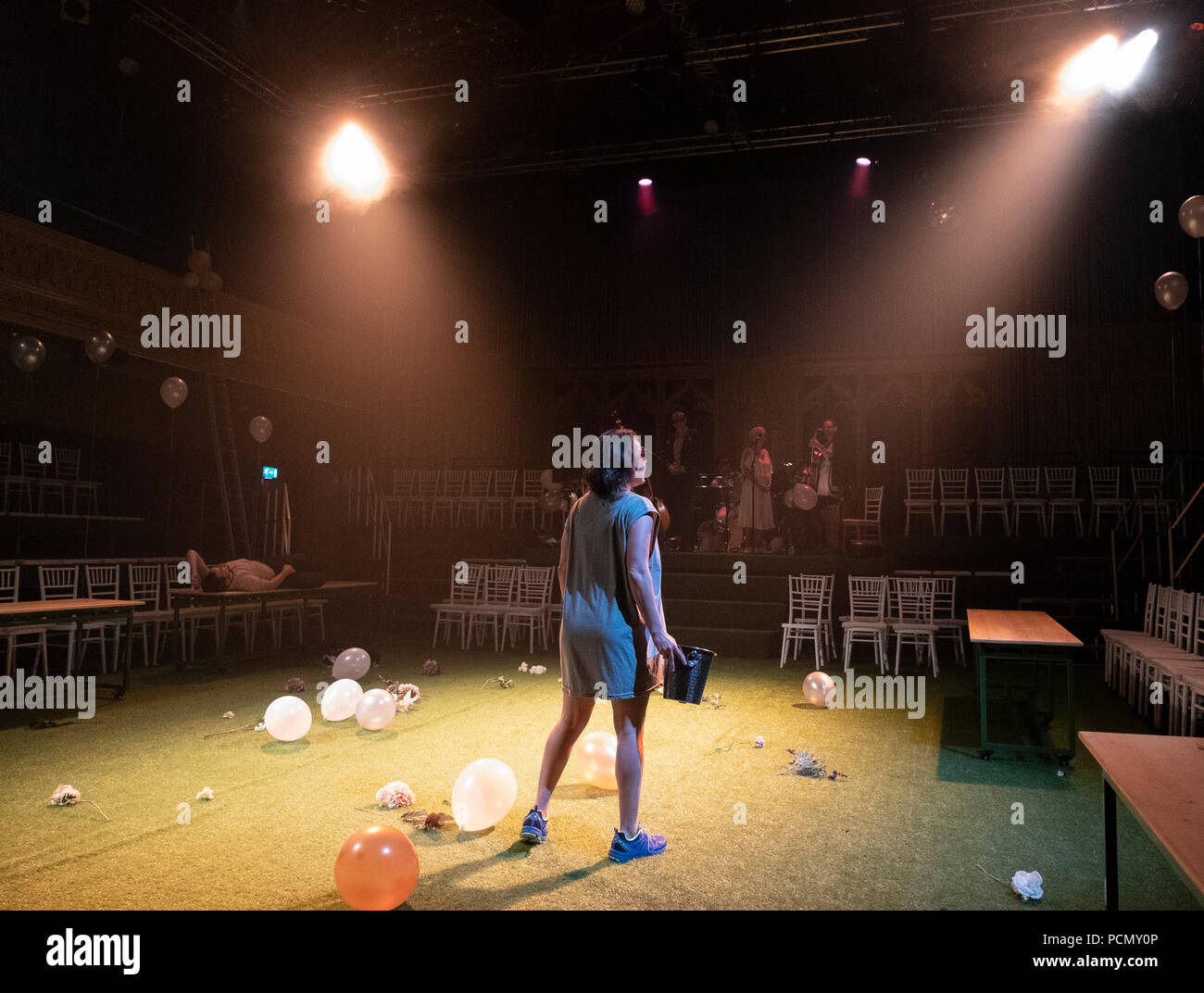 Edinburgh, Schottland, Großbritannien; 3. August, 2018. Mittsommer spielen Vorschau auf die Nabe Festival Theater als Teil des Edinburgh International Festival. Credit: Iain Masterton/Alamy leben Nachrichten Stockfoto