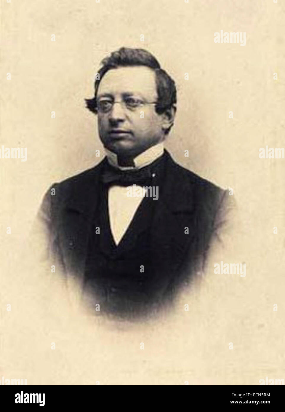 Alfred Benzon 1823-1884. Stockfoto