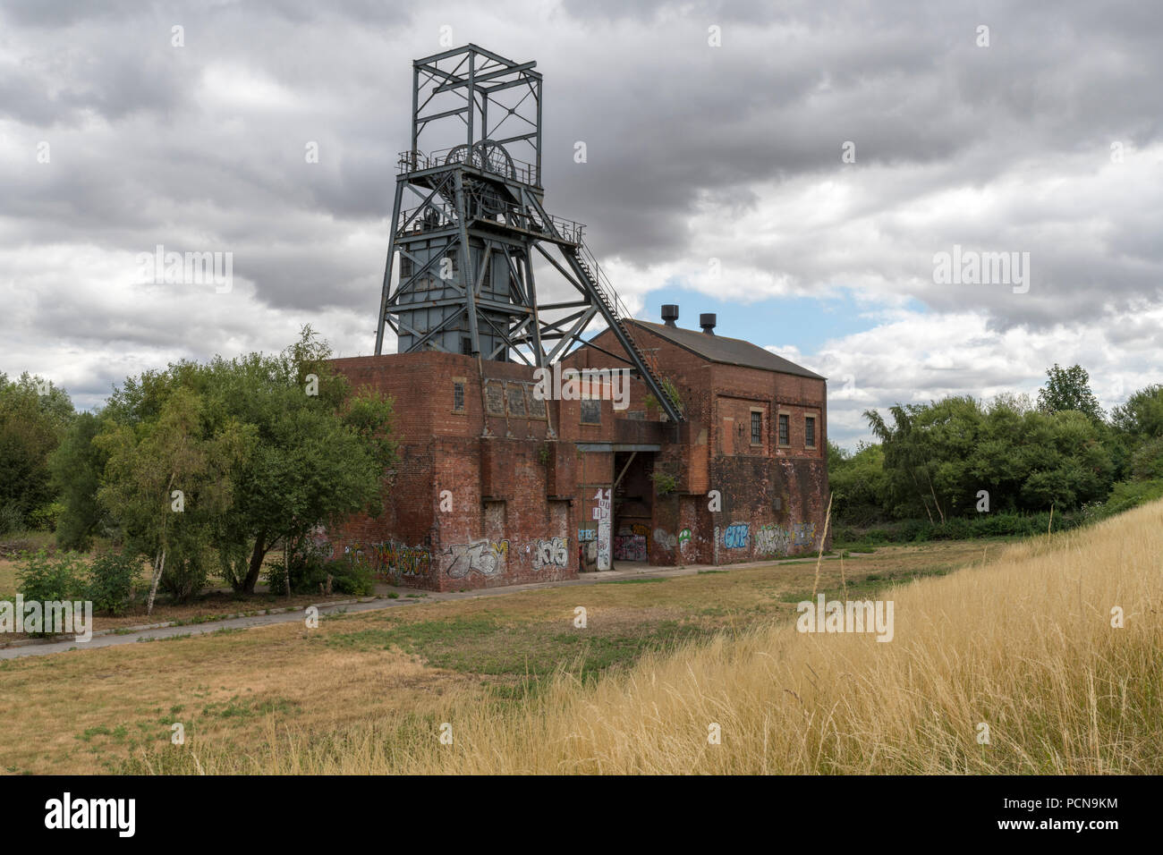 Die Ruinen der Barnsley Main Colliery, Barnsley, South Yorkshire, England Stockfoto