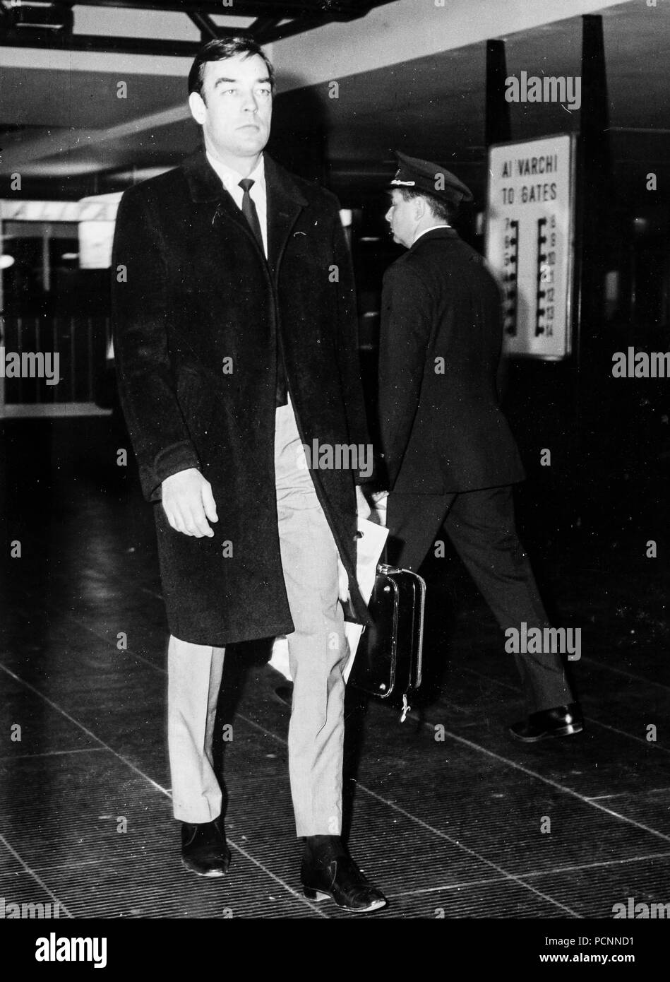 Richard Johnson, Rom 1967 Stockfoto