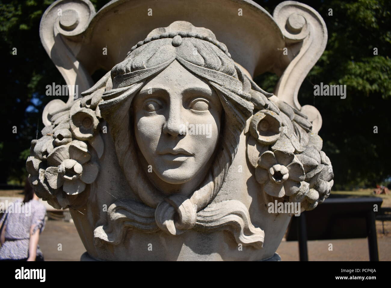 Skulptur in Italian Gardens, Kensington Stockfoto