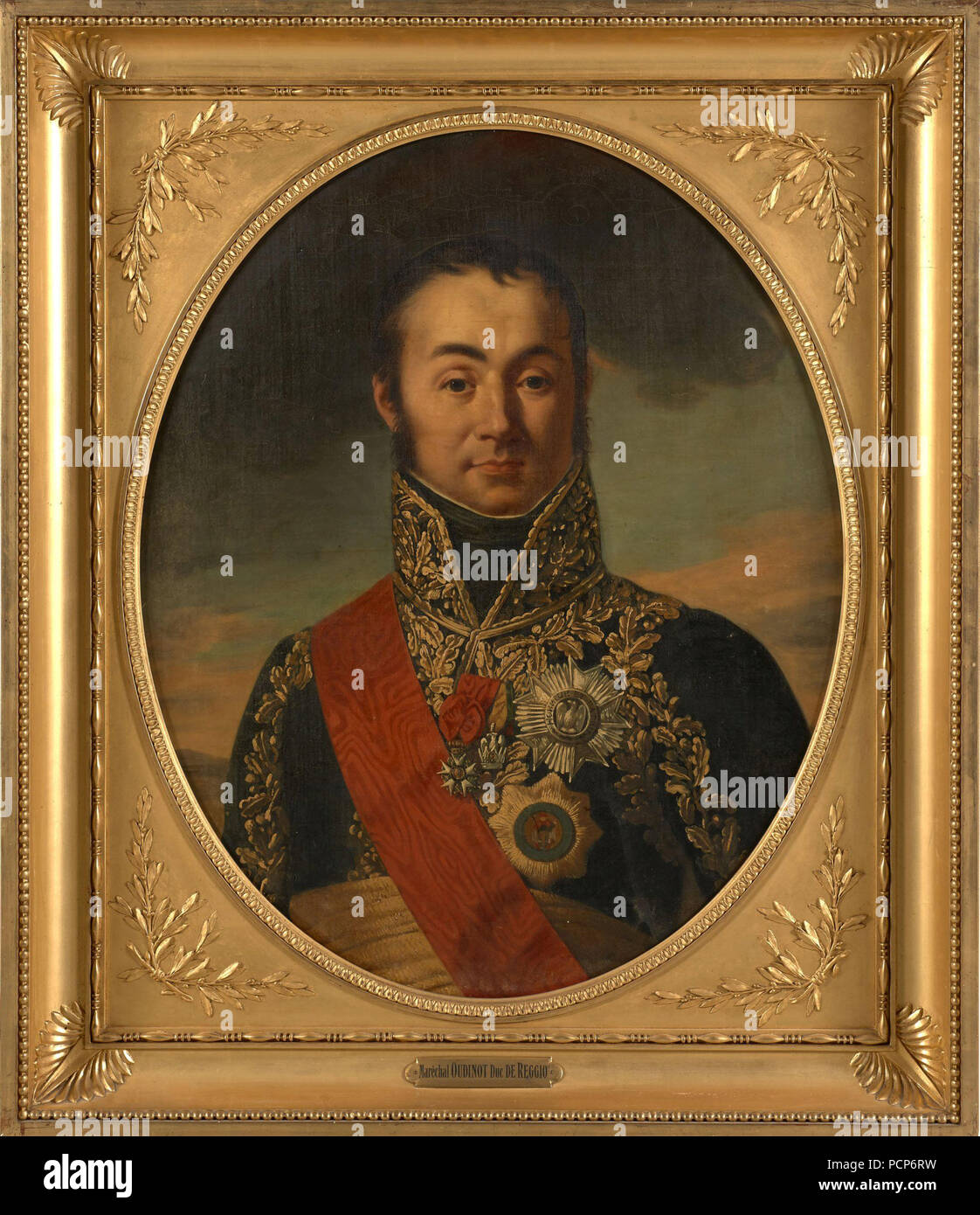 Nicolas-Charles Oudinot, duc de Reggio (1767-1847), der ersten Hälfte des 19. Stockfoto