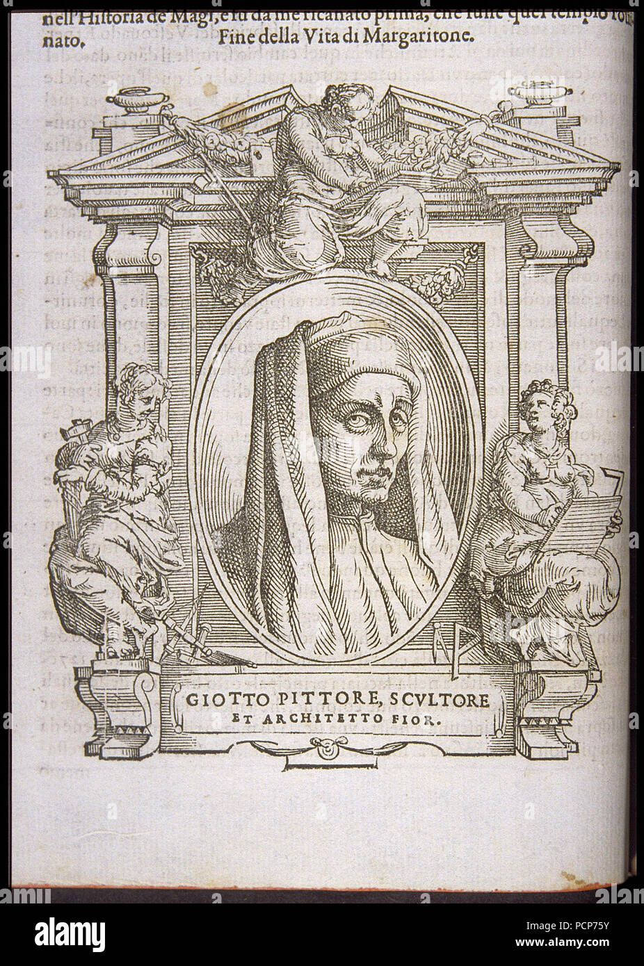 Giotto di Bondone, ca 1568. Stockfoto