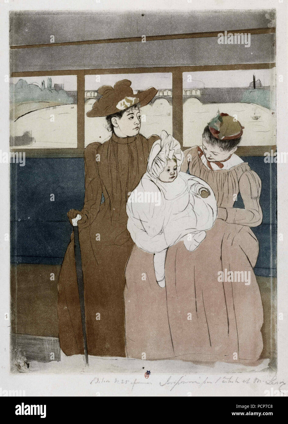 In den Omnibus, 1890-1891. Stockfoto