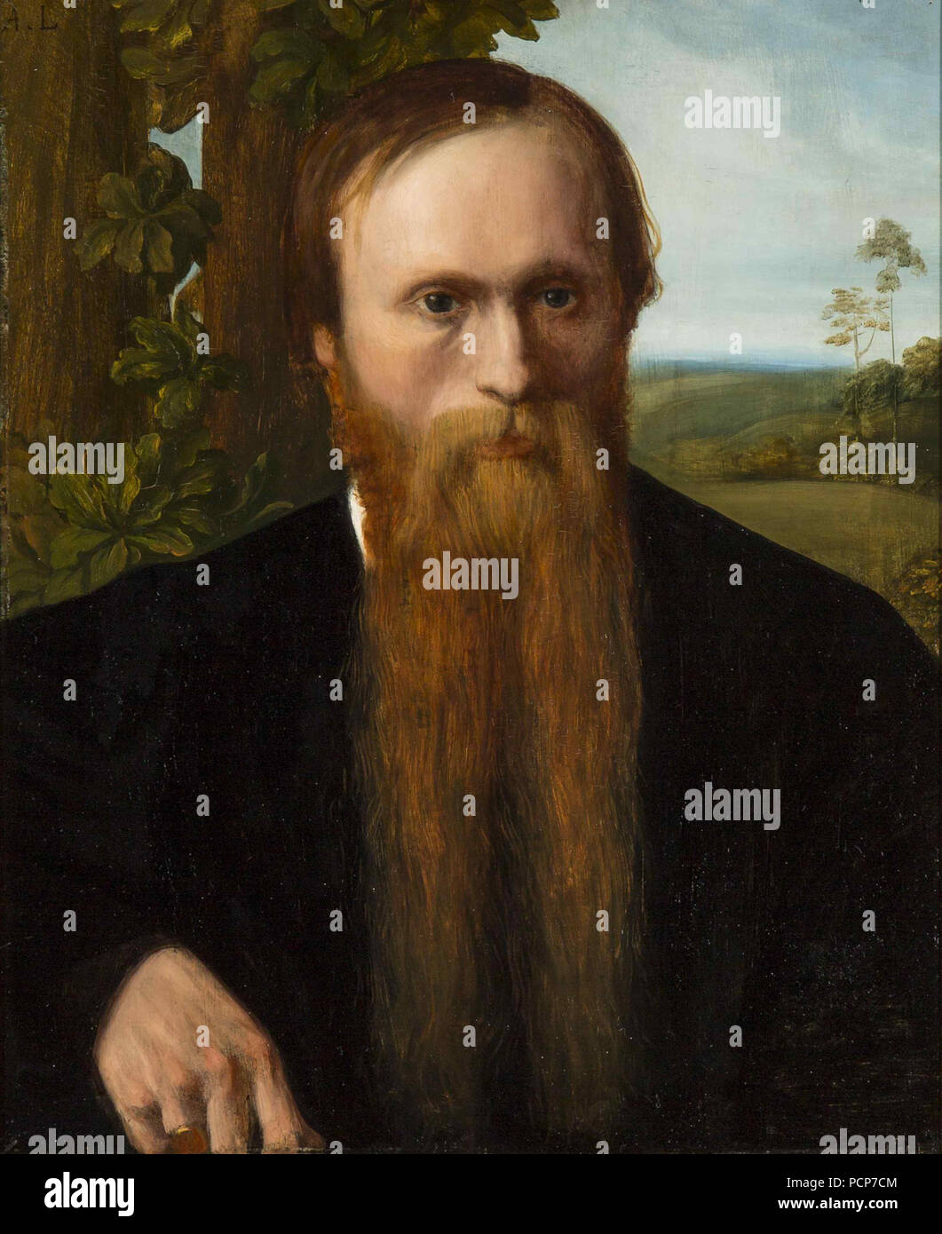 Portrait von Sir Edward Burne-Jones (1833-1898), 1868-1869. Stockfoto