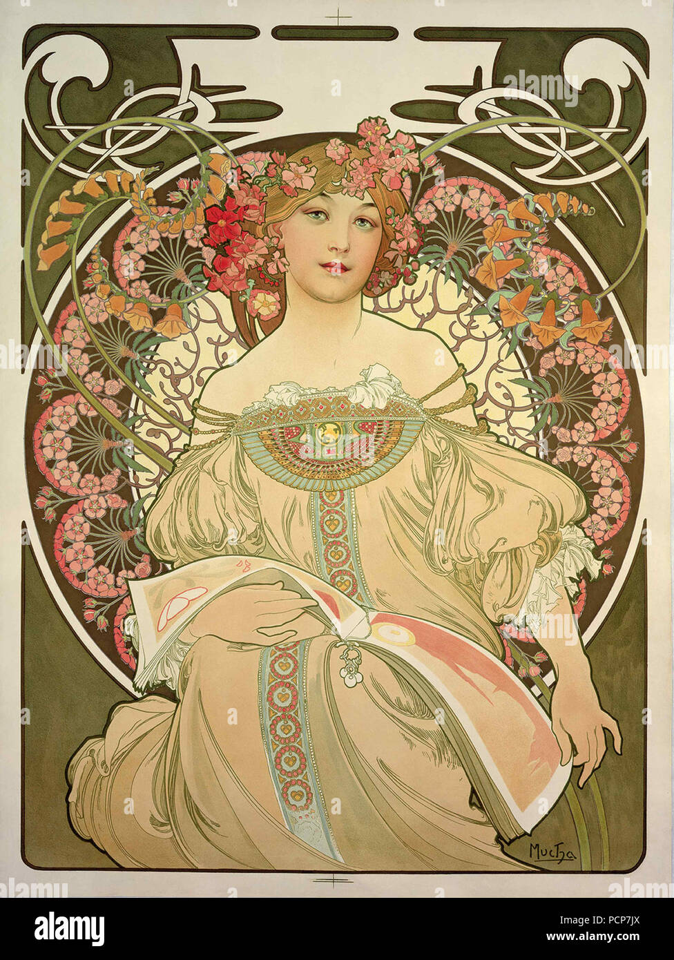 Rêverie (Daydream). Sternzeichen, 1898. Stockfoto